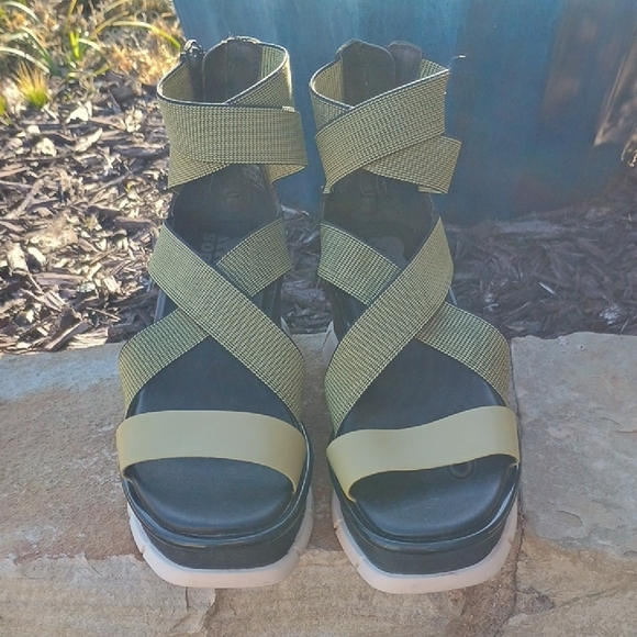 Sorel Joanie III Sport Strappy Wedge Sandals Women's Size 6 - Picture 4 of 8